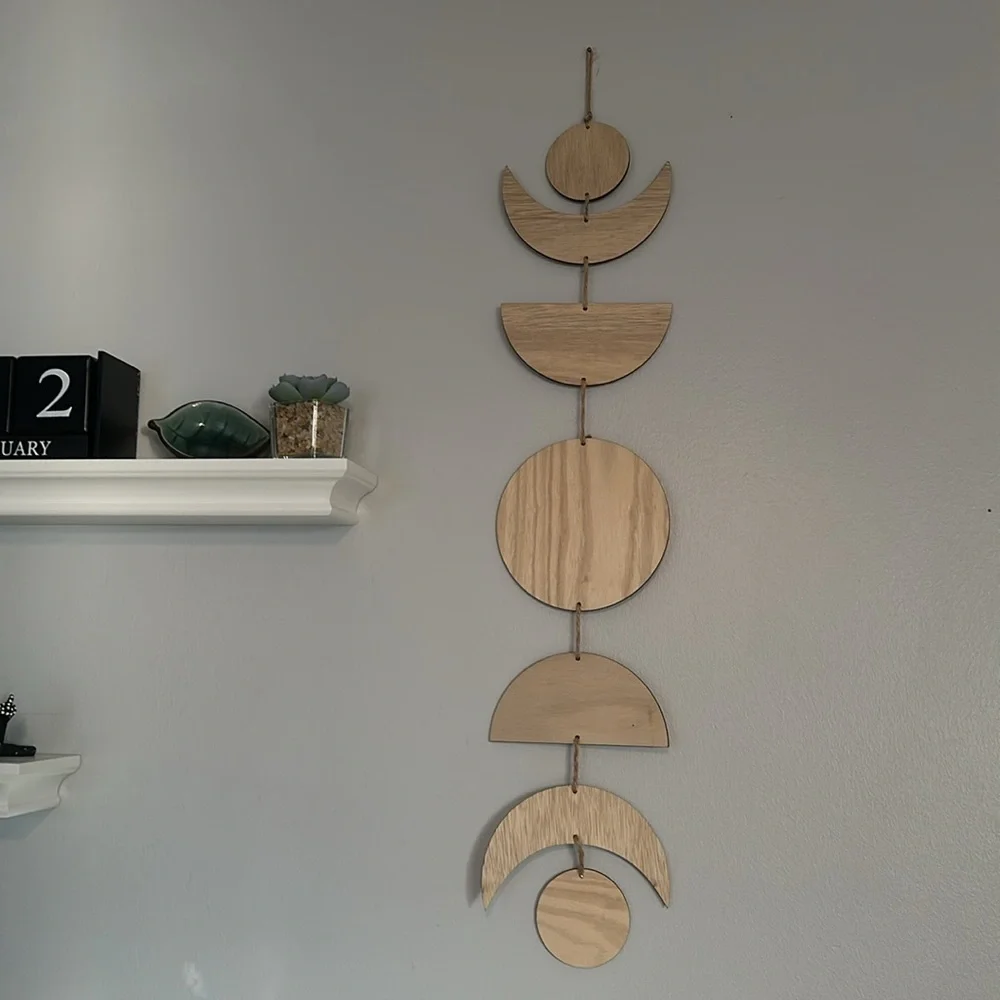 Moon Wooden Wall Decor